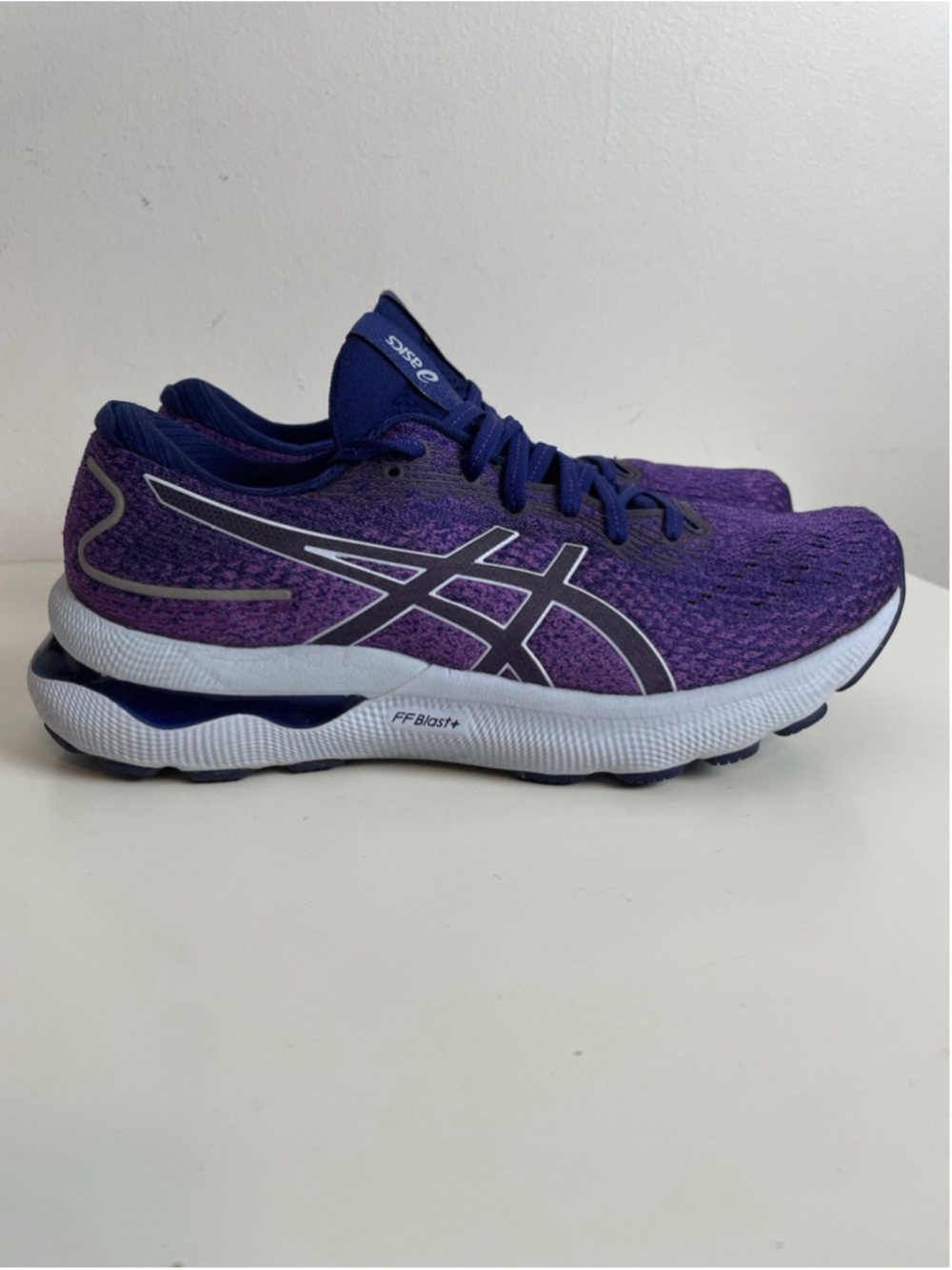 Asics Gel Nimbus 24 Running Shoes Sneakers Women's Size 10 Purple Orchid